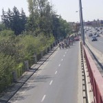 300 de biciclisti la trecerea pe langa podul de la Otopeni, cel mai mare antrenament pentru concursul Prima Evadare