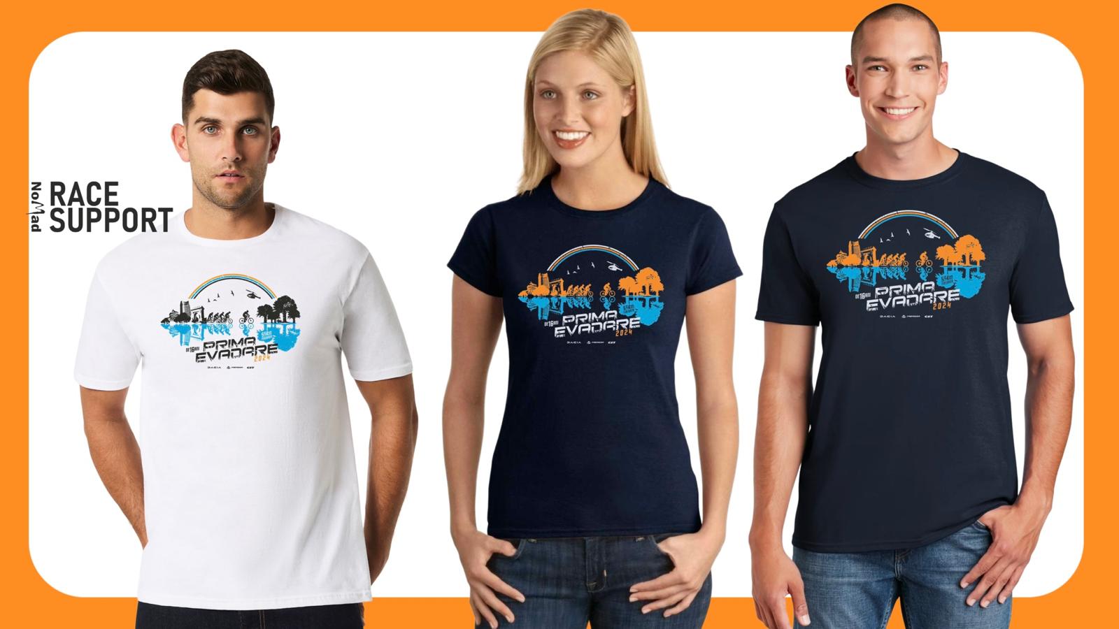 Noul tricou de participant de la Prima Evadare