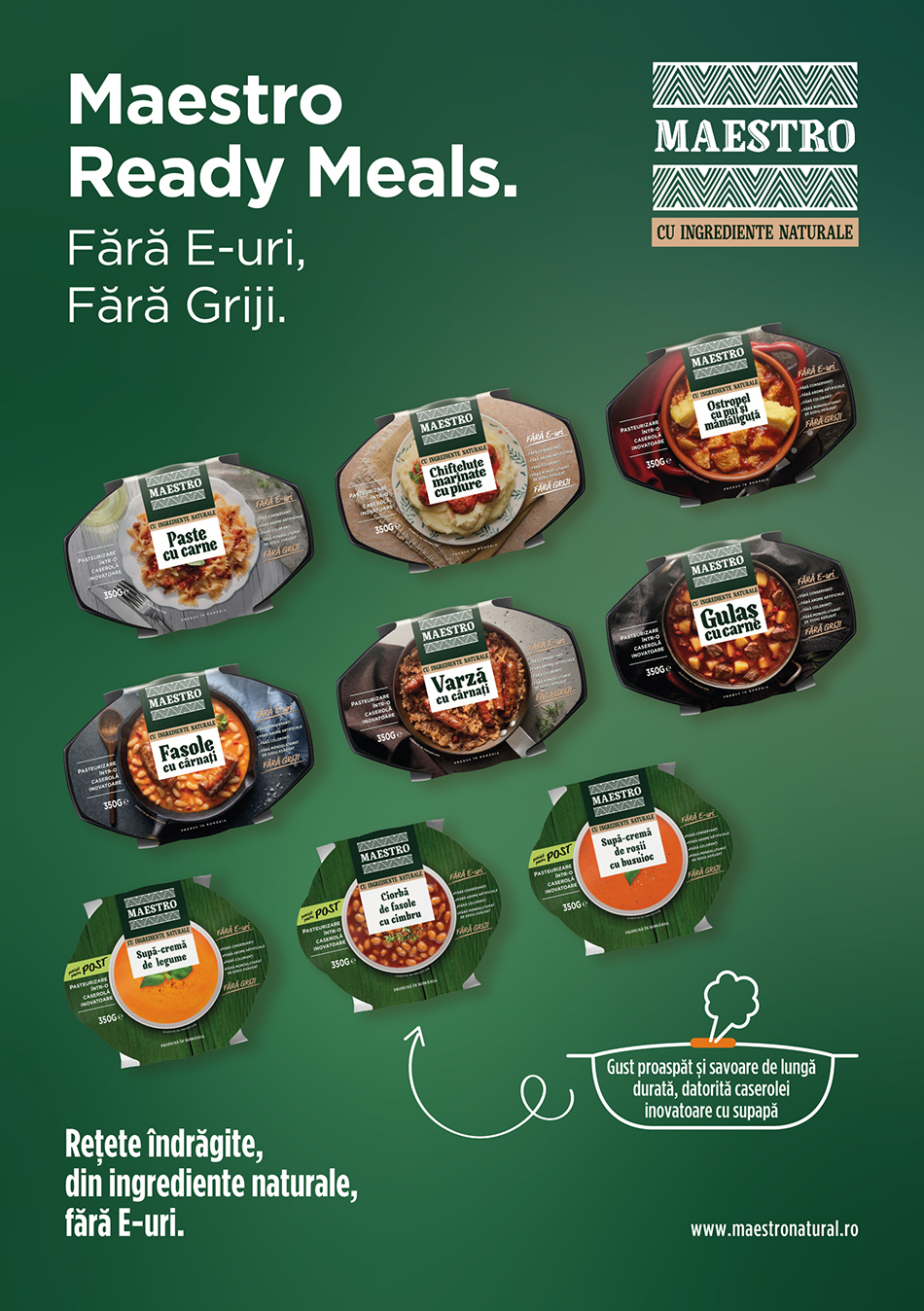 Masa de la finish este oferită de Maestro